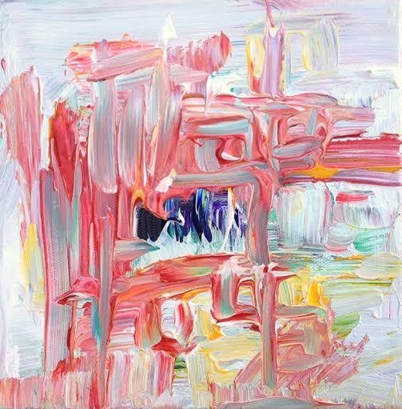 Red Abstract by artist March Mattingly